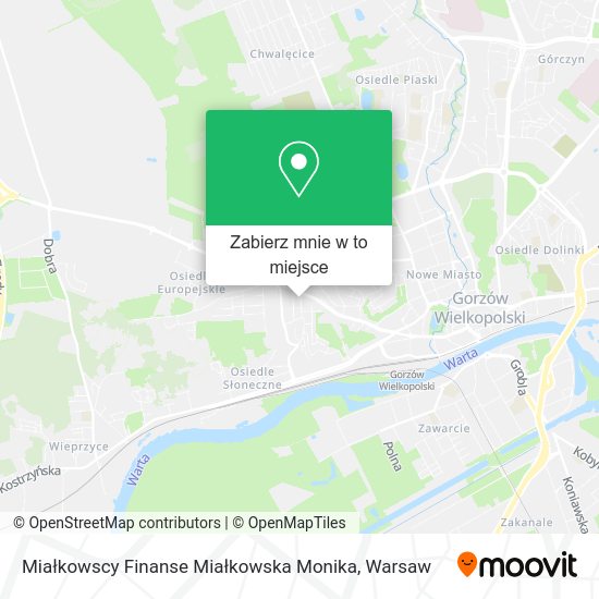 Mapa Miałkowscy Finanse Miałkowska Monika