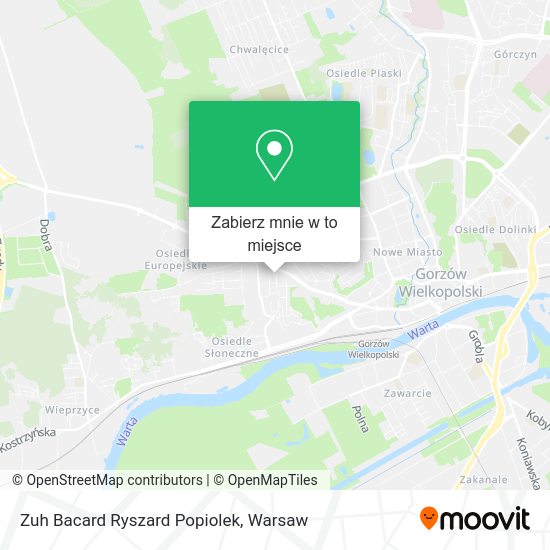 Mapa Zuh Bacard Ryszard Popiolek