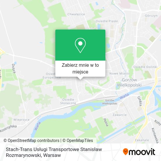 Mapa Stach-Trans Usługi Transportowe Stanisław Rozmarynowski