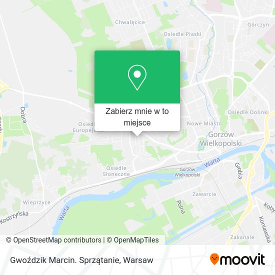 Mapa Gwoździk Marcin. Sprzątanie