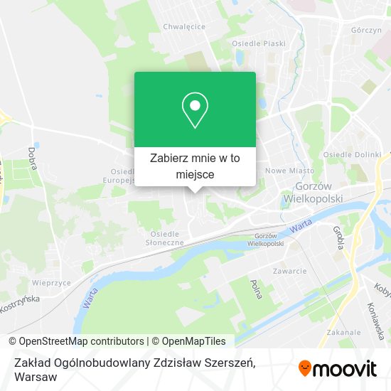 Mapa Zakład Ogólnobudowlany Zdzisław Szerszeń