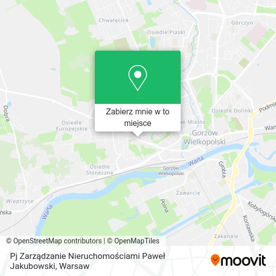 Mapa Pj Zarządzanie Nieruchomościami Paweł Jakubowski