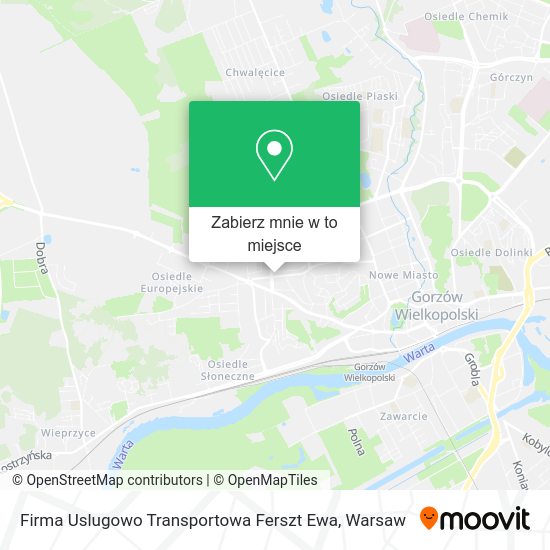 Mapa Firma Uslugowo Transportowa Ferszt Ewa