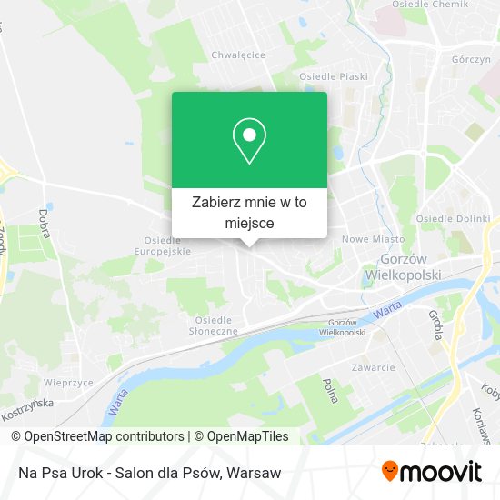 Mapa Na Psa Urok - Salon dla Psów