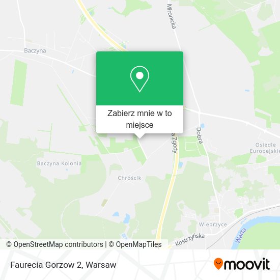 Mapa Faurecia Gorzow 2