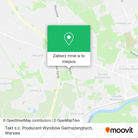 Mapa Takt s.c. Producent Wyrobów Garmażeryjnych