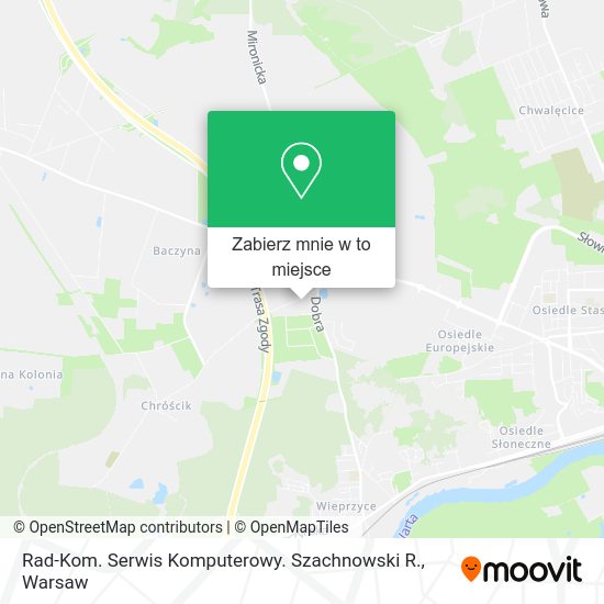 Mapa Rad-Kom. Serwis Komputerowy. Szachnowski R.