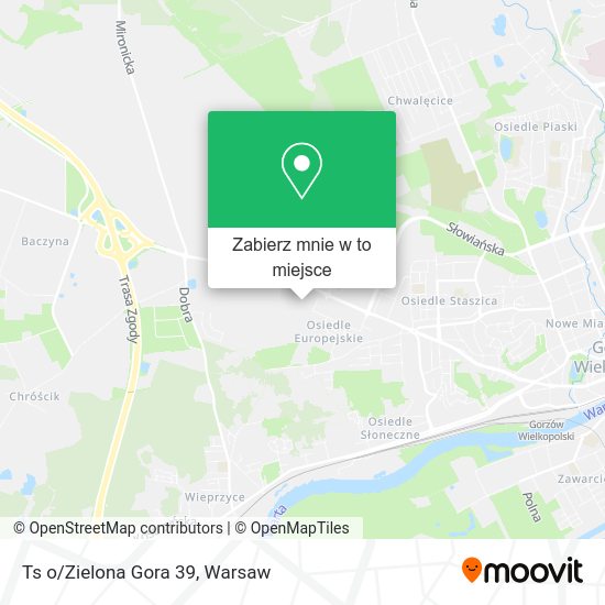 Mapa Ts o/Zielona Gora 39