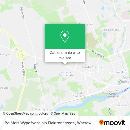 Mapa Bo-Mar/ Wypożyczalnia Elektronarzędzi