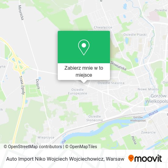 Mapa Auto Import Niko Wojciech Wojciechowicz