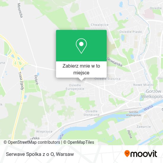 Mapa Serwave Spolka z o O