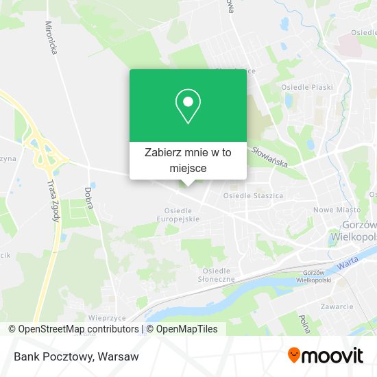 Mapa Bank Pocztowy