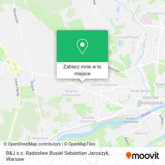 Mapa B&J s.c. Radosław Busiel Sebastian Jaroszyk