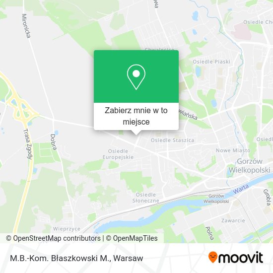 Mapa M.B.-Kom. Błaszkowski M.