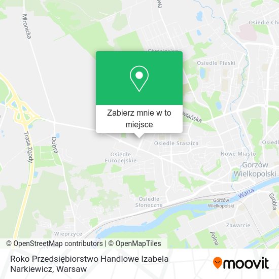 Mapa Roko Przedsiębiorstwo Handlowe Izabela Narkiewicz