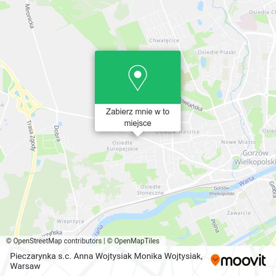 Mapa Pieczarynka s.c. Anna Wojtysiak Monika Wojtysiak