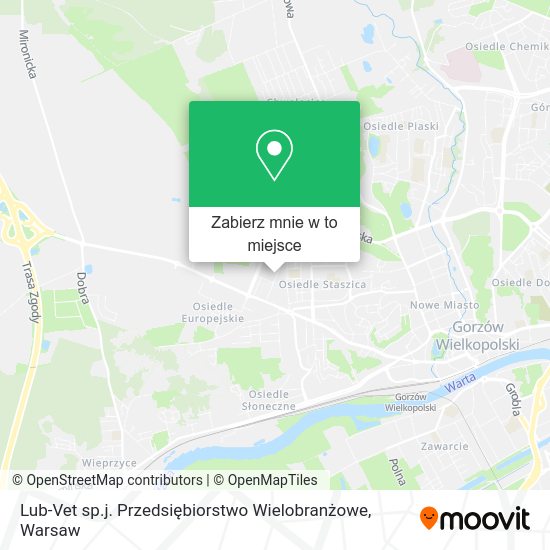 Mapa Lub-Vet sp.j. Przedsiębiorstwo Wielobranżowe