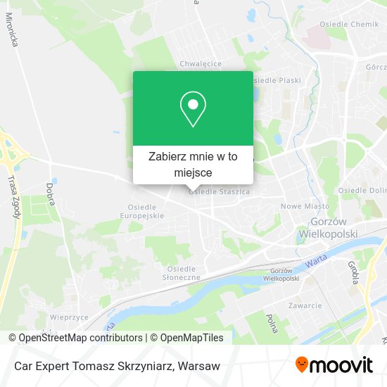 Mapa Car Expert Tomasz Skrzyniarz