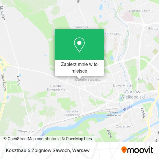 Mapa Kosztbau 6 Zbigniew Sawoch