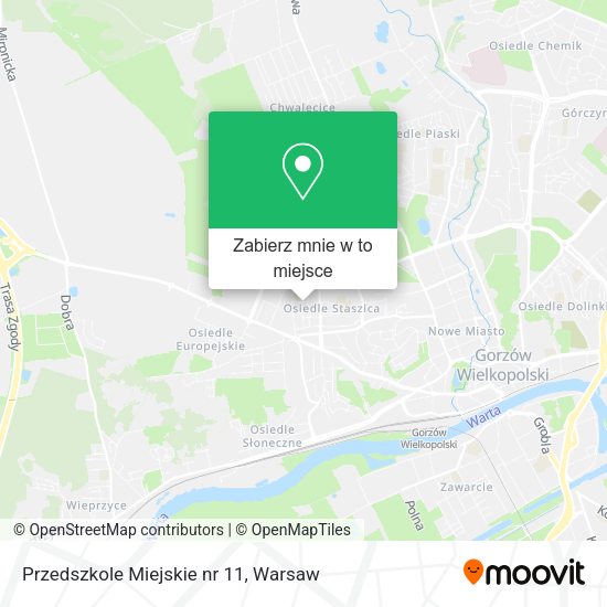 Mapa Przedszkole Miejskie nr 11