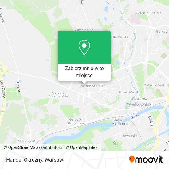 Mapa Handel Okrezny