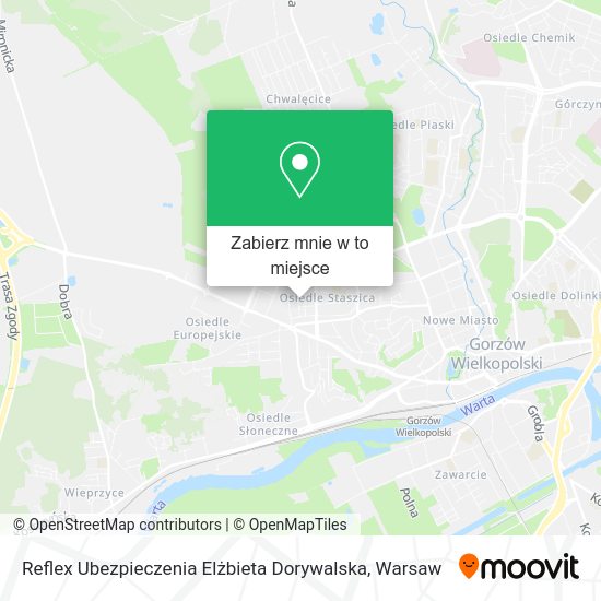 Mapa Reflex Ubezpieczenia Elżbieta Dorywalska