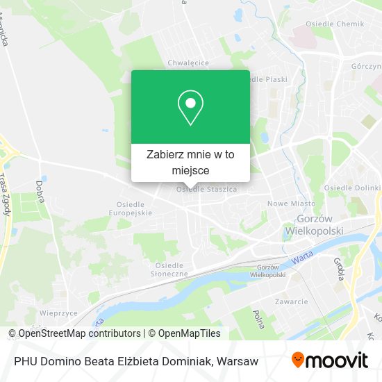 Mapa PHU Domino Beata Elżbieta Dominiak