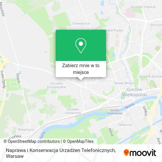 Mapa Naprawa i Konserwacja Urzadzen Telefonicznych