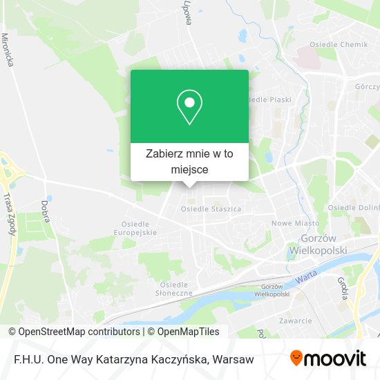 Mapa F.H.U. One Way Katarzyna Kaczyńska