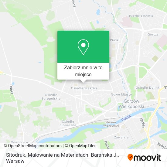 Mapa Sitodruk. Malowanie na Materiałach. Barańska J.