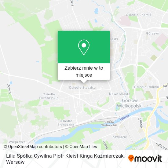 Mapa Lilia Spółka Cywilna Piotr Kleist Kinga Kaźmierczak