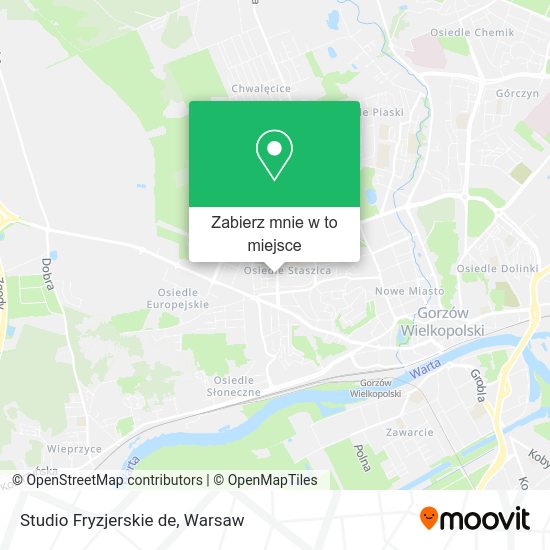 Mapa Studio Fryzjerskie de