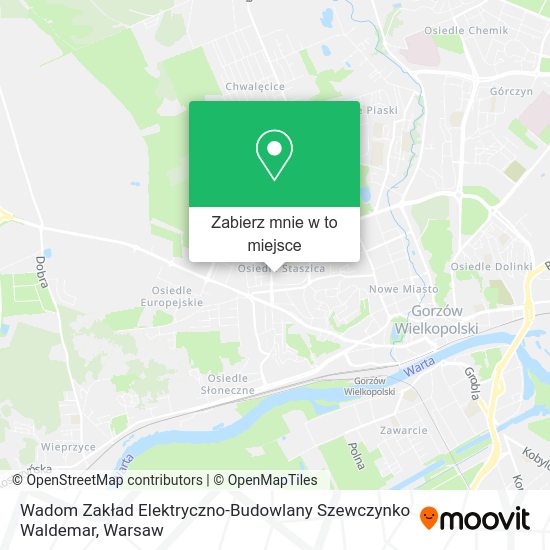 Mapa Wadom Zakład Elektryczno-Budowlany Szewczynko Waldemar