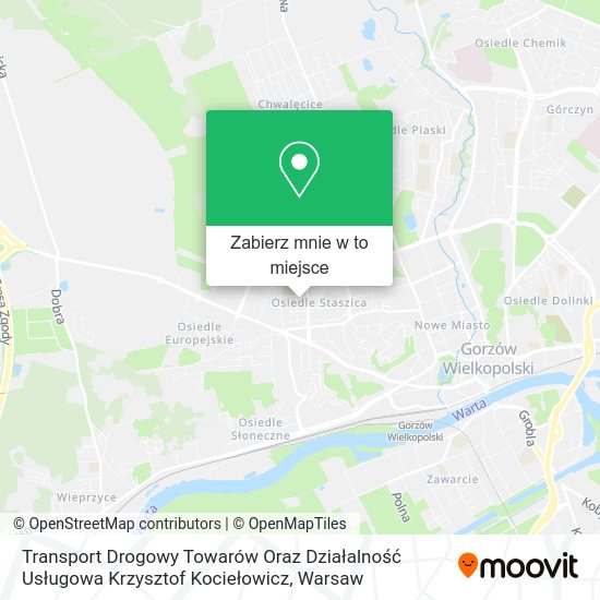 Mapa Transport Drogowy Towarów Oraz Działalność Usługowa Krzysztof Kociełowicz