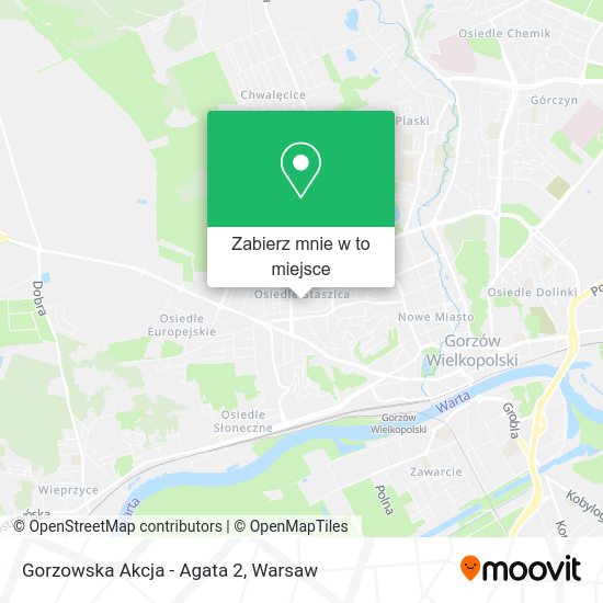 Mapa Gorzowska Akcja - Agata 2