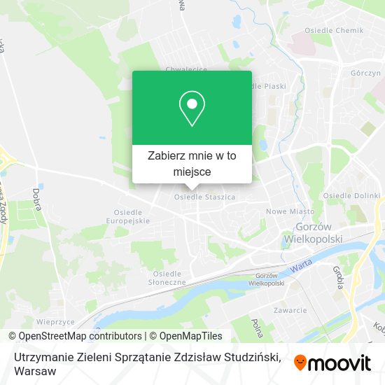 Mapa Utrzymanie Zieleni Sprzątanie Zdzisław Studziński