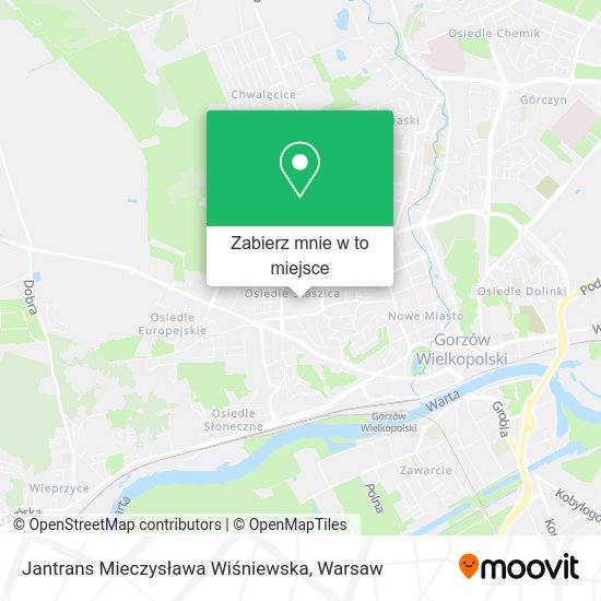 Mapa Jantrans Mieczysława Wiśniewska