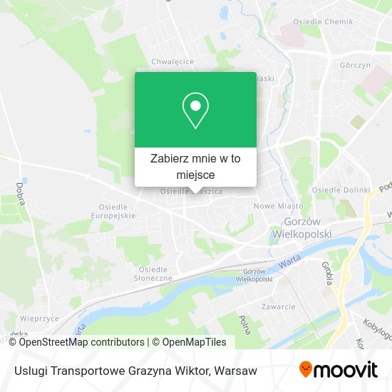 Mapa Uslugi Transportowe Grazyna Wiktor