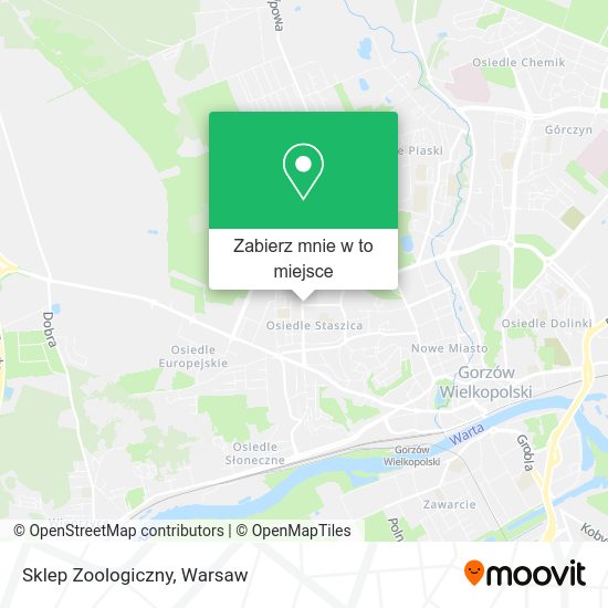 Mapa Sklep Zoologiczny