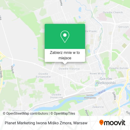 Mapa Planet Marketing Iwona Miśko Zmora