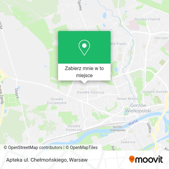 Mapa Apteka ul. Chełmońskiego