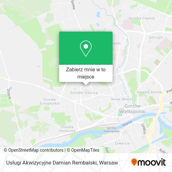 Mapa Usługi Akwizycyjne Damian Rembalski