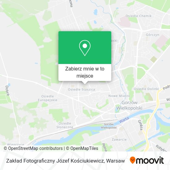 Mapa Zakład Fotograficzny Józef Kościukiewicz