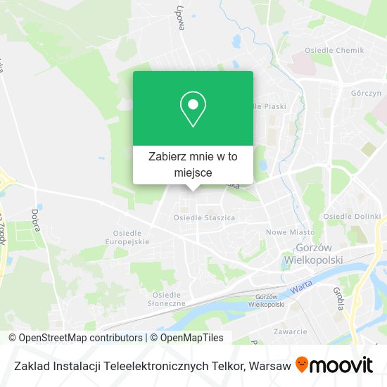 Mapa Zaklad Instalacji Teleelektronicznych Telkor