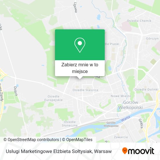 Mapa Usługi Marketingowe Elżbieta Sołtysiak