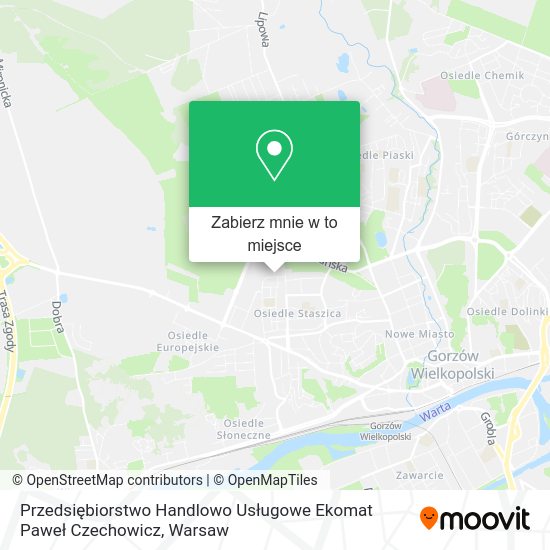 Mapa Przedsiębiorstwo Handlowo Usługowe Ekomat Paweł Czechowicz