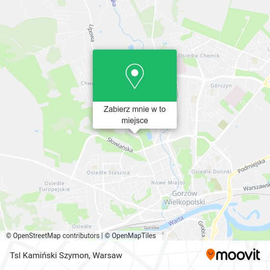 Mapa Tsl Kamiński Szymon