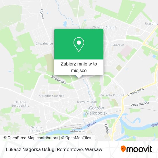 Mapa Łukasz Nagórka Usługi Remontowe