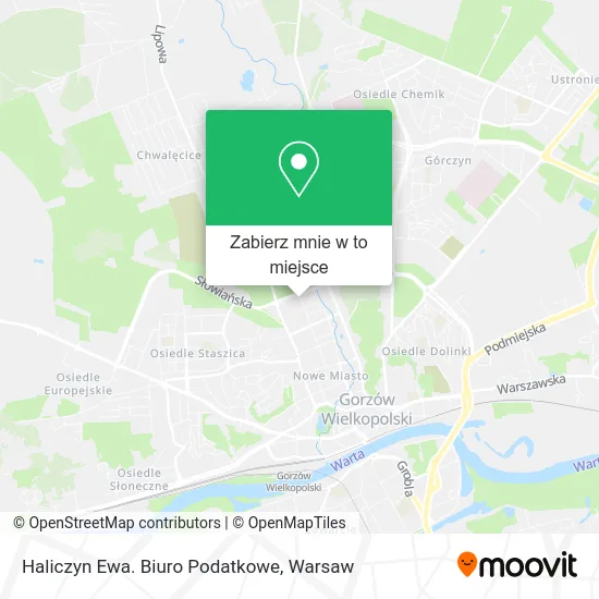 Mapa Haliczyn Ewa. Biuro Podatkowe