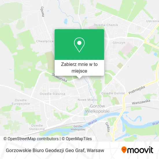 Mapa Gorzowskie Biuro Geodezji Geo Graf